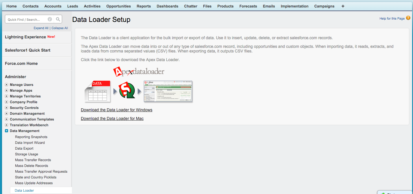Download Salesforce Data Loader For Mac